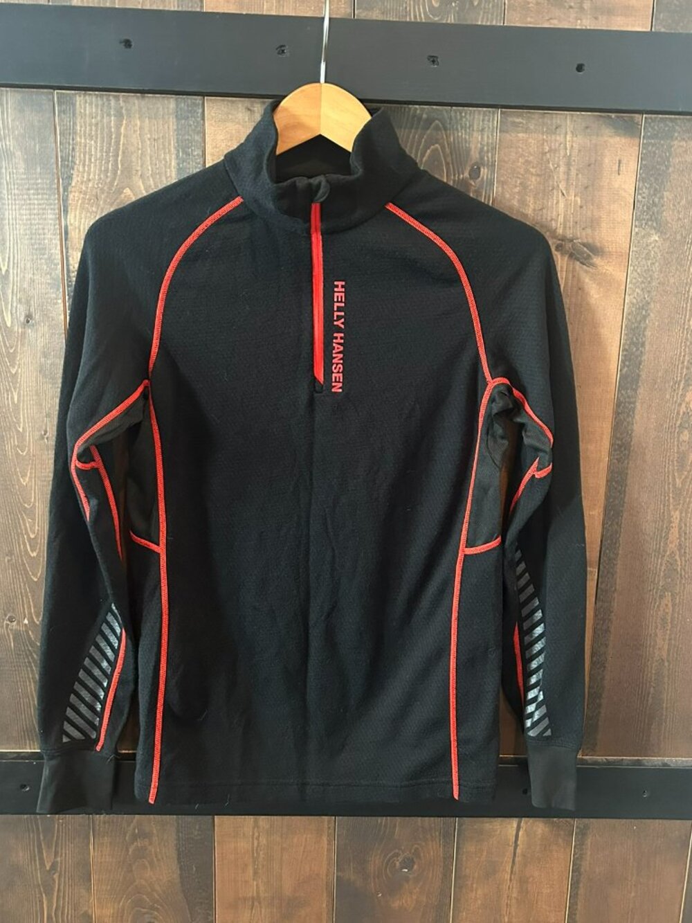 Helly Hansen Merino Wool Half-Zip Base Layer Men's Size M